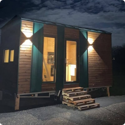Cozy House – Green Cube House